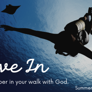 Dive In  to Trusting Jesus August 14, 2022
