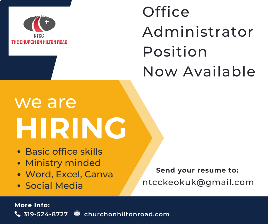 NTCC Administrative Assistant